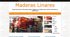 Desktop Screenshot of maderaslinares.com